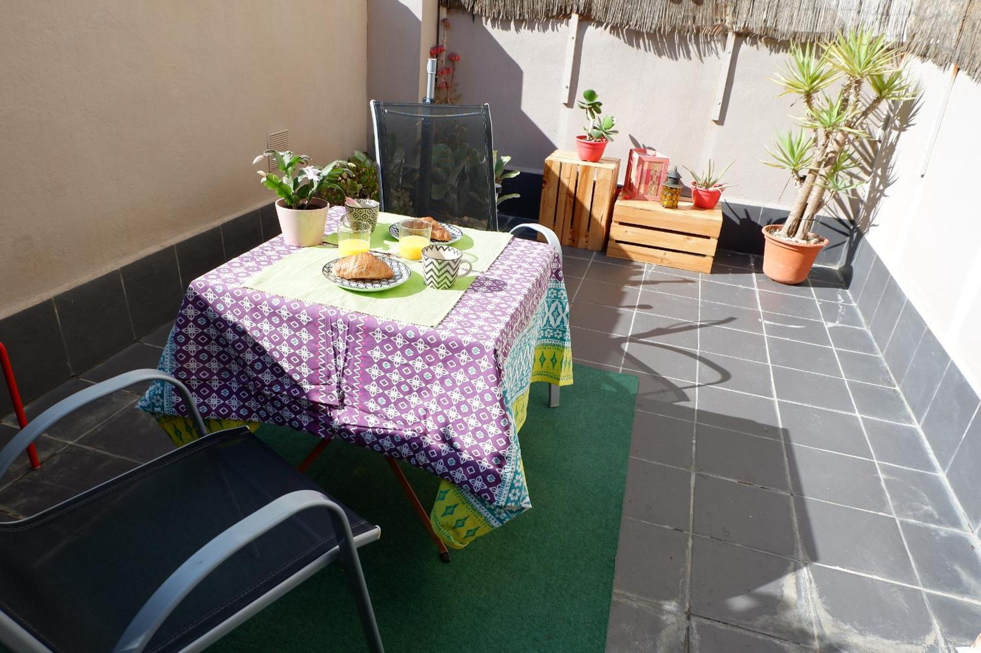 Апартаменты Atico En El Centro Historico Con Terraza Малага Экстерьер фото